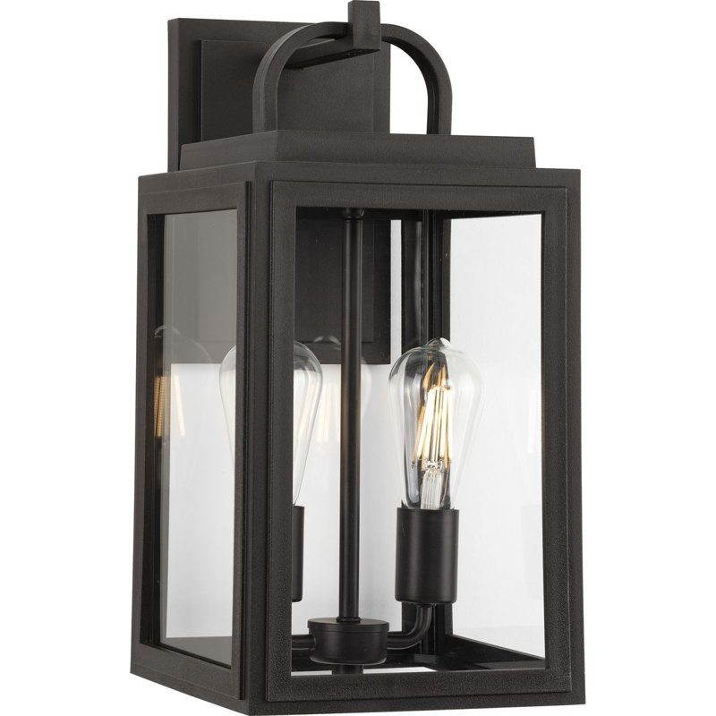 Lanterne murale d'extérieur 2 lumières avec DURASHIeld, H 17,13 po x l 9 po x P 10 po