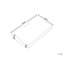 Bed Pillow ELGON Low Memory Foam 30 x 50 cm White