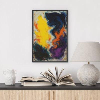 Abstract Wall Art Framed Canvas Print Bedroom Wall Decoration