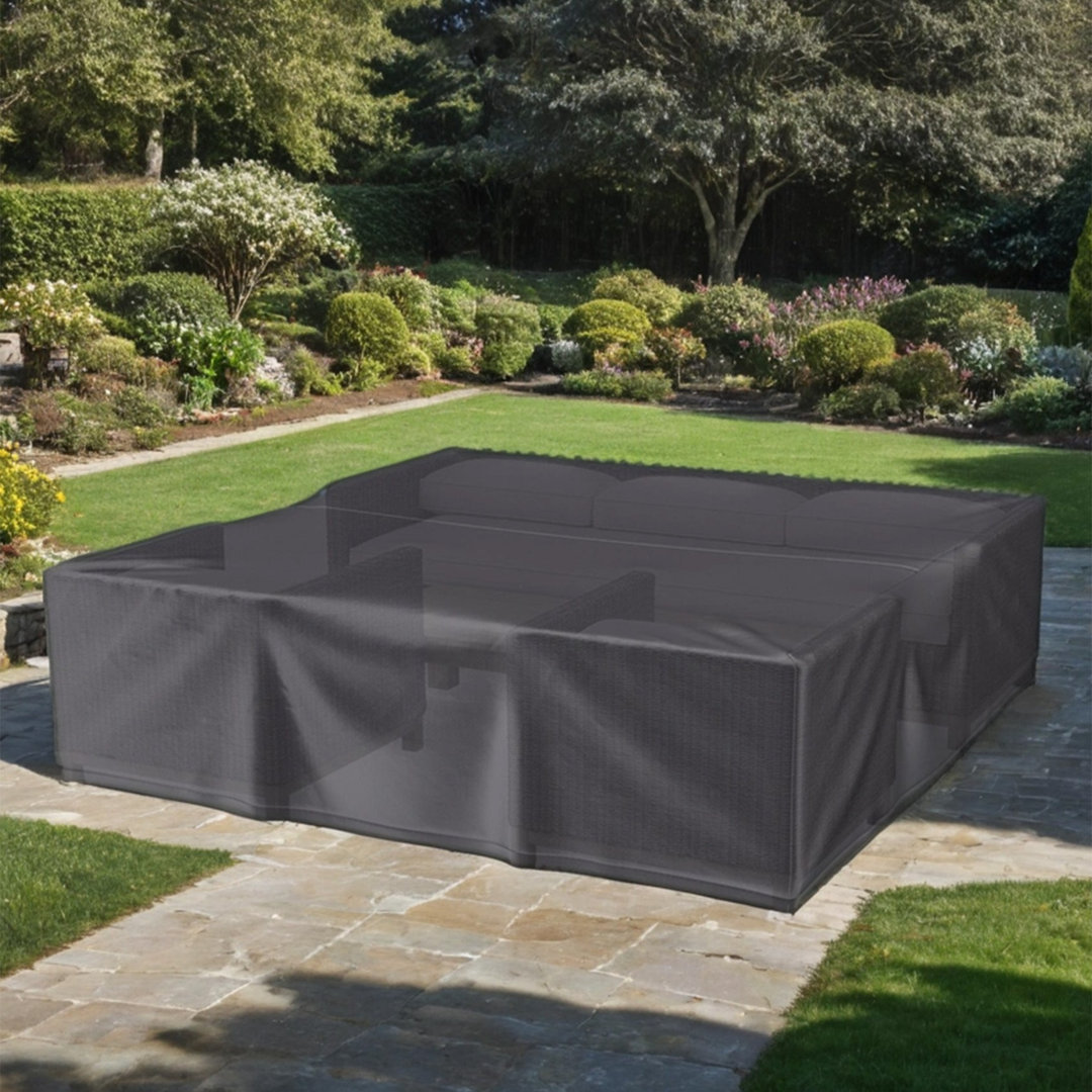 AeroCover Platinum Garden Lounge Set Cover - 3m Width x 2.5m Depth x 70cm Height - Grey Polyester - Image 4