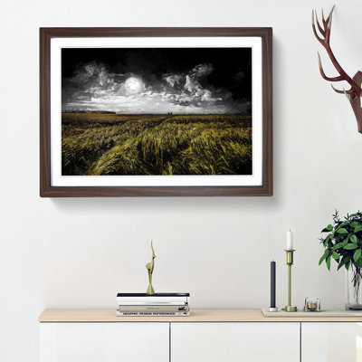 Full Moon over Germany - Picture Frame Graphic Art Print