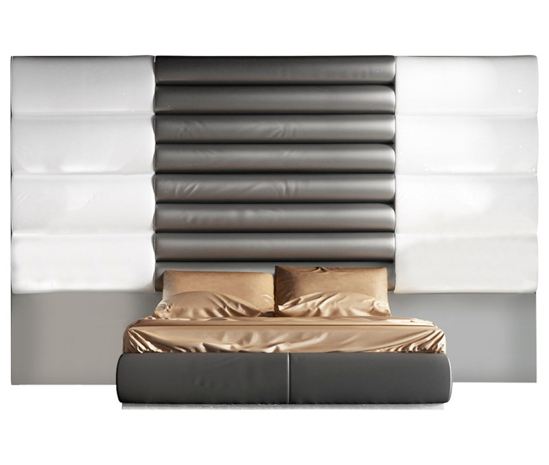 Klass Upholstered Panel Bed, King