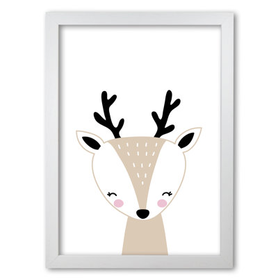 Scandi Beige Deer - Print