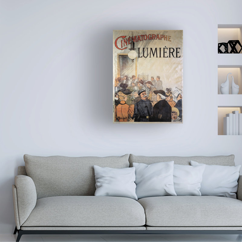 «Henri Brispot Lumiere Brothers», impression sur toile, 1895, H 19 po x l 14 po