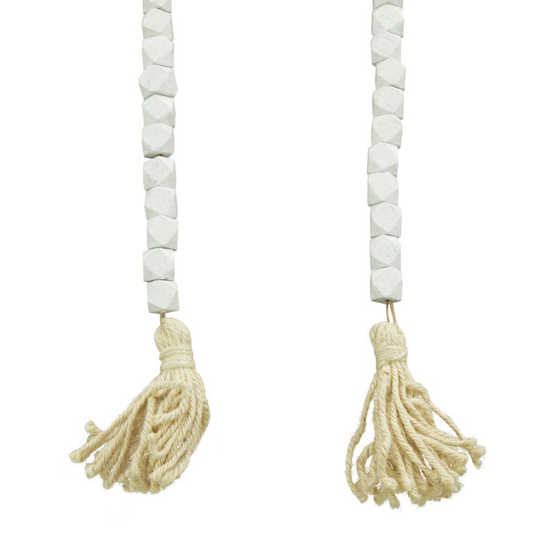 Guirlande Bead, Blanc