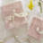 Cotton Blend Jersey Knit Blush All Season 4-Piece Full Sheet Set-944867359-1071272782