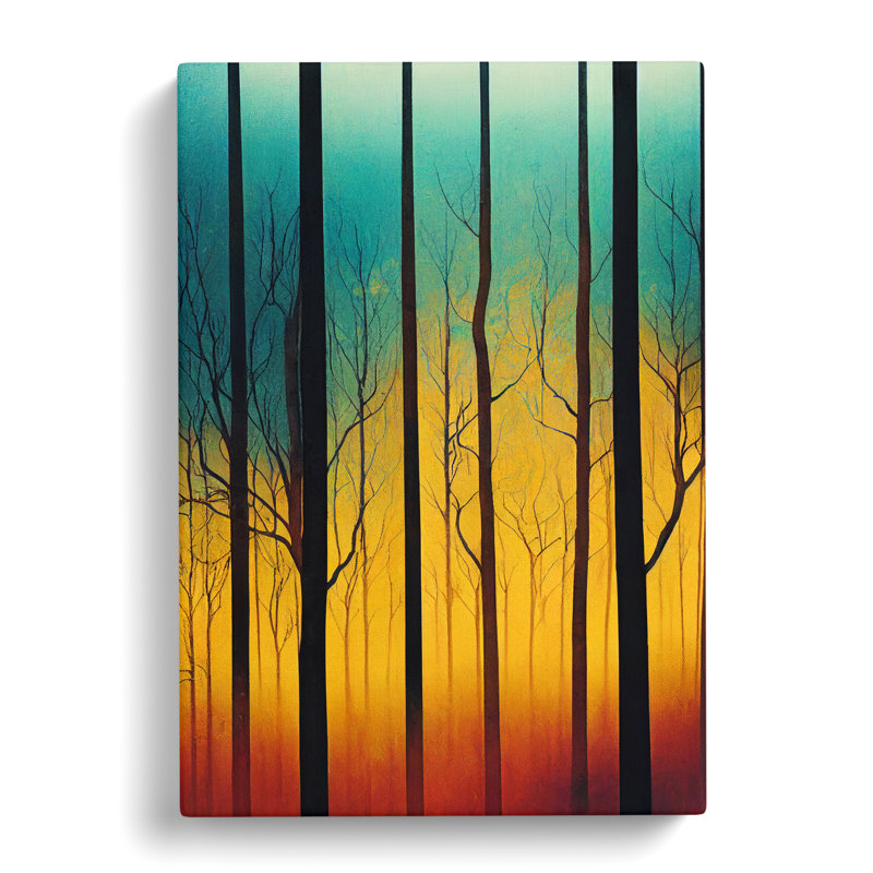 Forest Marbling Vol.1 - Wrapped Canvas, 60cm H x 40cm W x 3cm D