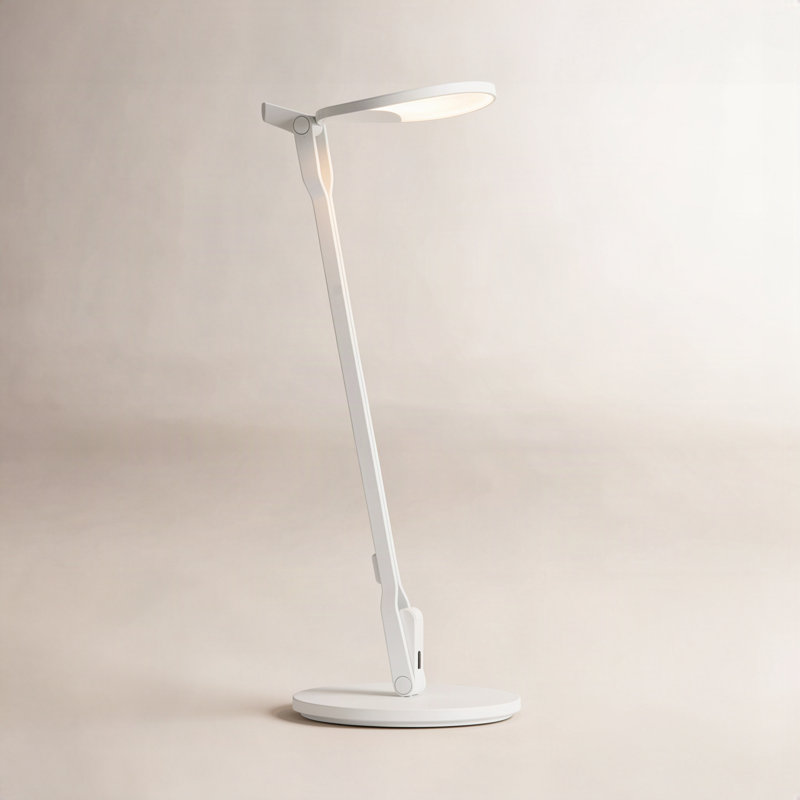 Splitty LED Desk Table Lamp, Matte White