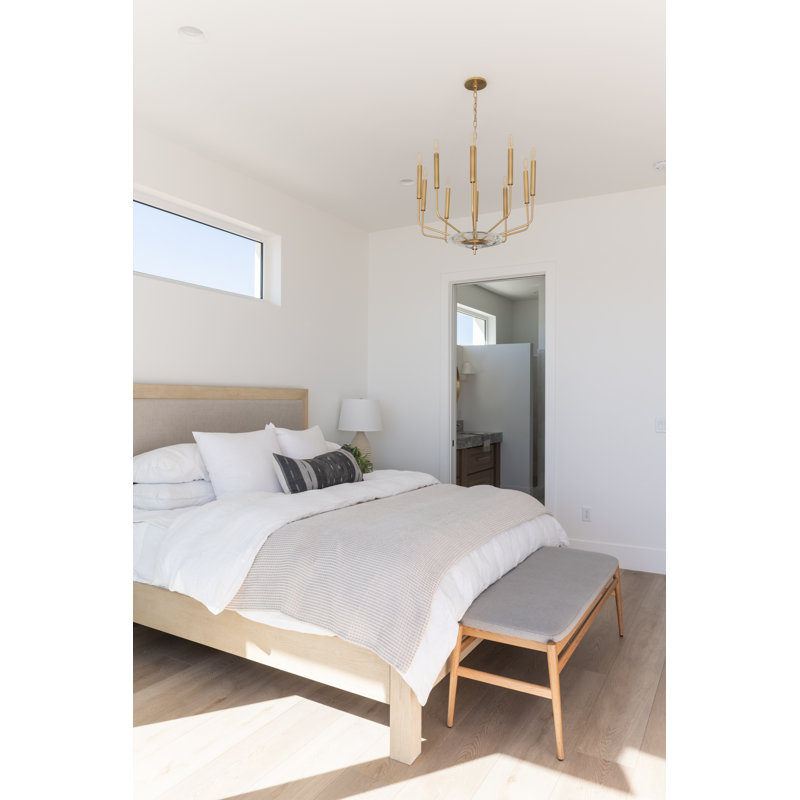 Gideon 10 - Light Wagon Wheel Chandelier, Aged Brass