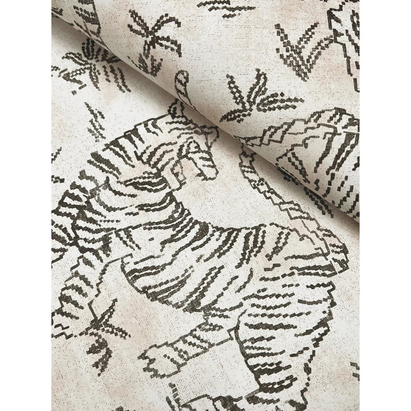 Abstract Wallpaper Roll, White