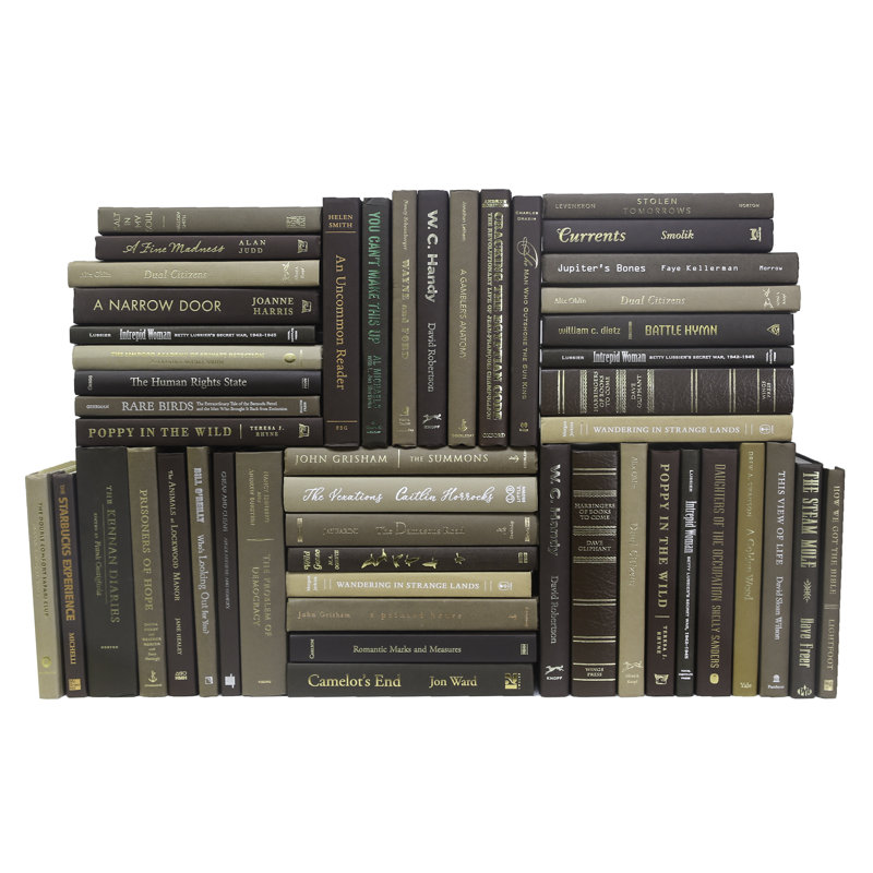 Modern Chocolate Book Wall, 100