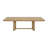 Brown Trestle Table With Leaf