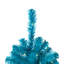 Pre-Lit Medium Artificial Pine Christmas Tree - Turquoise - Clear Lights-1473470586