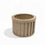 Jardinière ronde MD - Beige brun-131020919