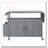 Foldable Outdoor Kitchen Island Patio Mobile Kitchen Cart Portable Outdoor Cooking Island with Lockable Wheels-124797741