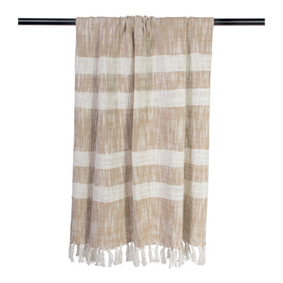  Jeté en coton Slub