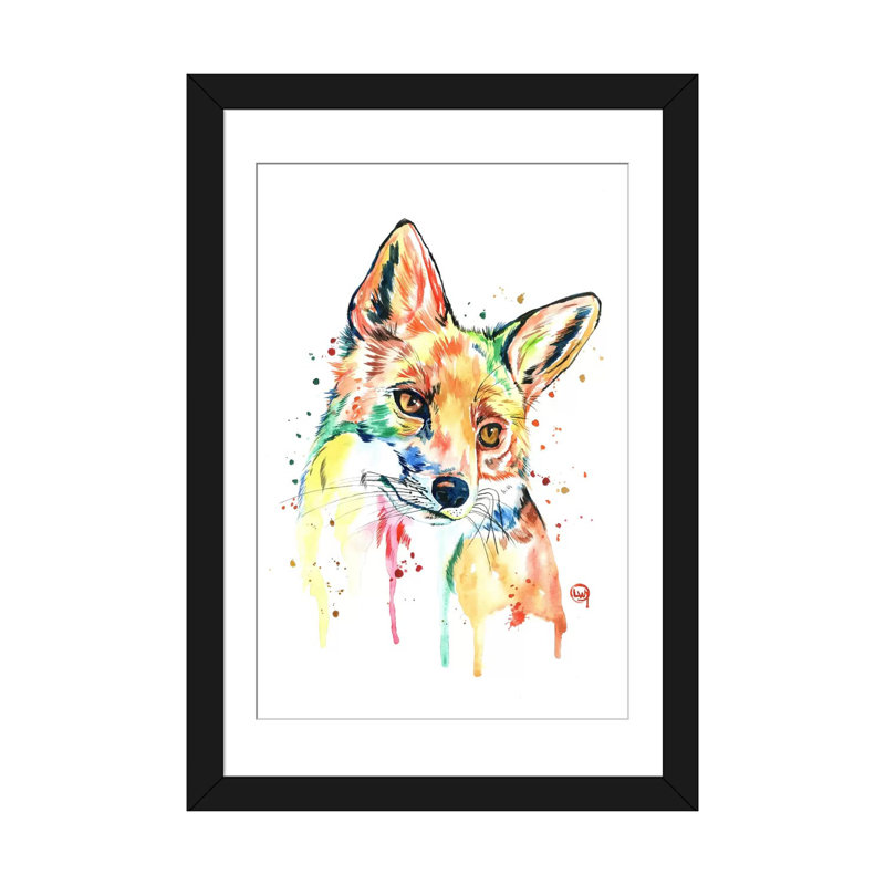 « fantaisie », impression sur toile tendue, Papier avec cadre noir, Blanc, H 32 po x l 24 po x P 1 po