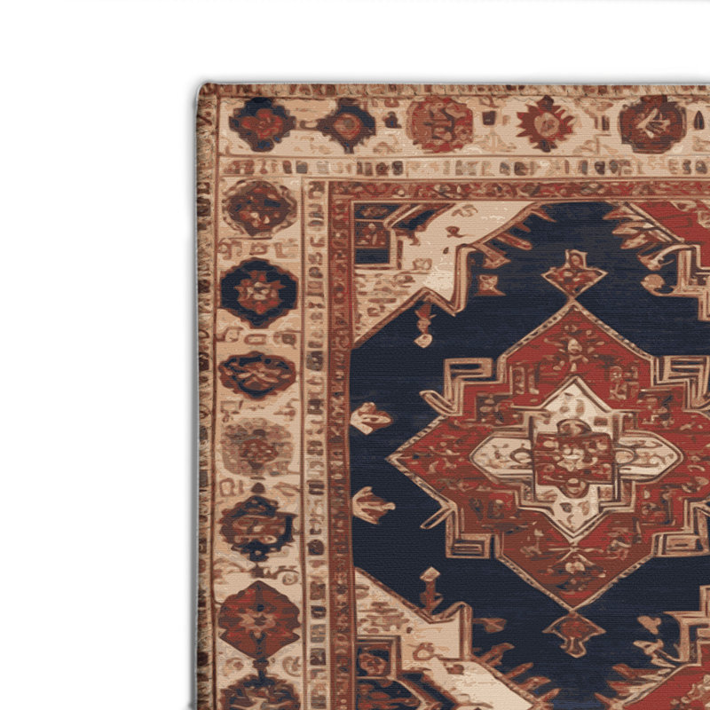 Tapis d'intérieur et d'extérieur brun Persian, Rectangulaire 2 pi x 3 pi