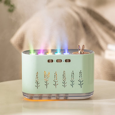 USB Humidifier With And Humidity Display Quiet Cool Mist Humidifier For Bedroom And Office Plants Easy To Clean