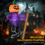Bougie gonflable d'Halloween Outsunny
