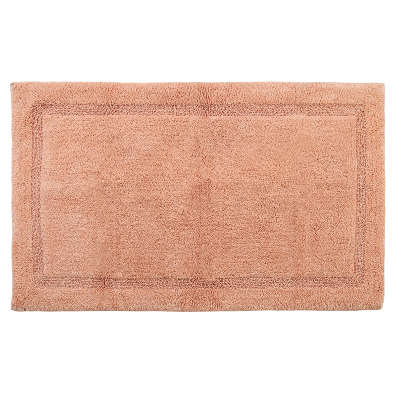 Tapis pour salle de bain Pullum, 34 po x 21 po, Corail