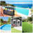 Poolside Float Storage, Outdoor Storage, Patio Poolside Float Storage Basket, Storage Box, PE Rattan Outdoor Pool Caddy with Rolling Wheels-1110150095