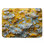 Tapis de bain jaune et bleu