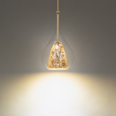 Luminaire suspendu à 1 lumière à DEL à intensité variable Helios