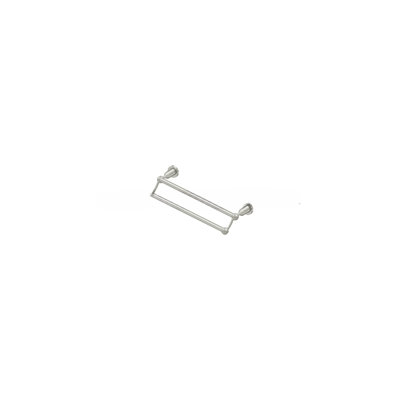 24" Center To Center Nobe Series Towel Bar Double Satin Nickel