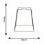 19cm H Glass Square Lamp Shade ( Clip On )-392170473