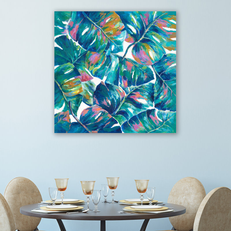 «Hopeful Spring» - peinture sur toile tendue, H 40 po x l 40 po x P 1,5 po