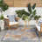 Isalia Beige Multicolor Contemporary Indoor/Outdoor Rug-106264001