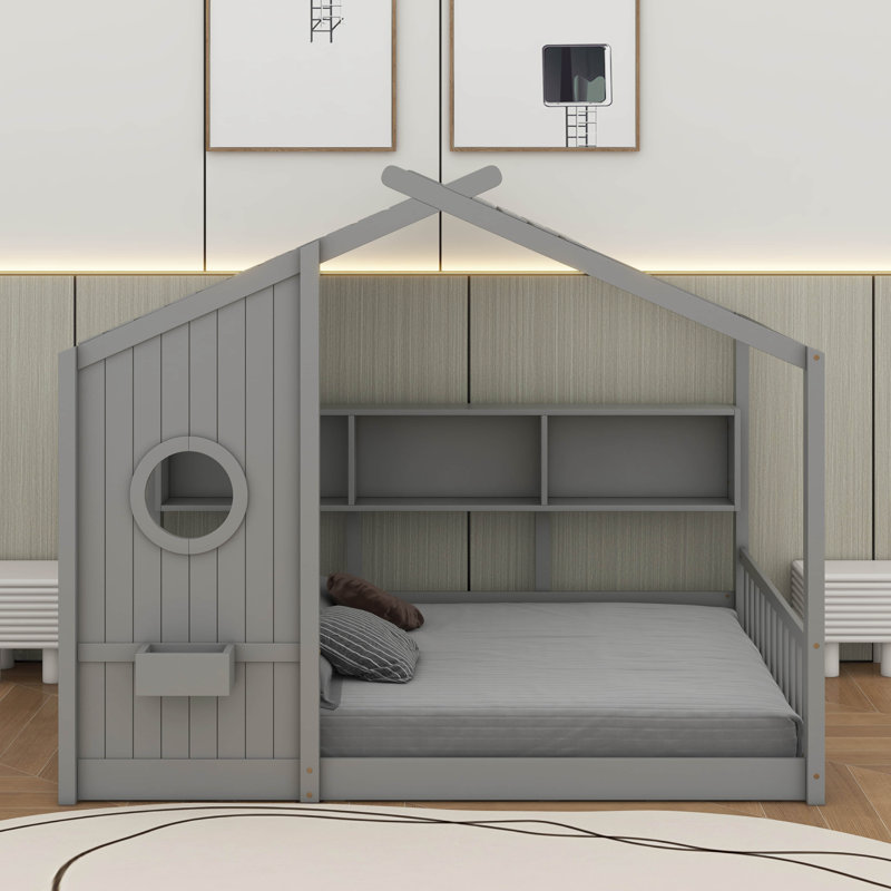 Lit double pleine grandeur, Gris