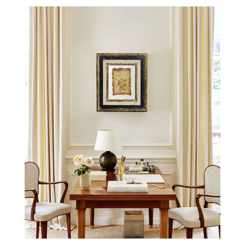Framed Antiqued Sculpture Print