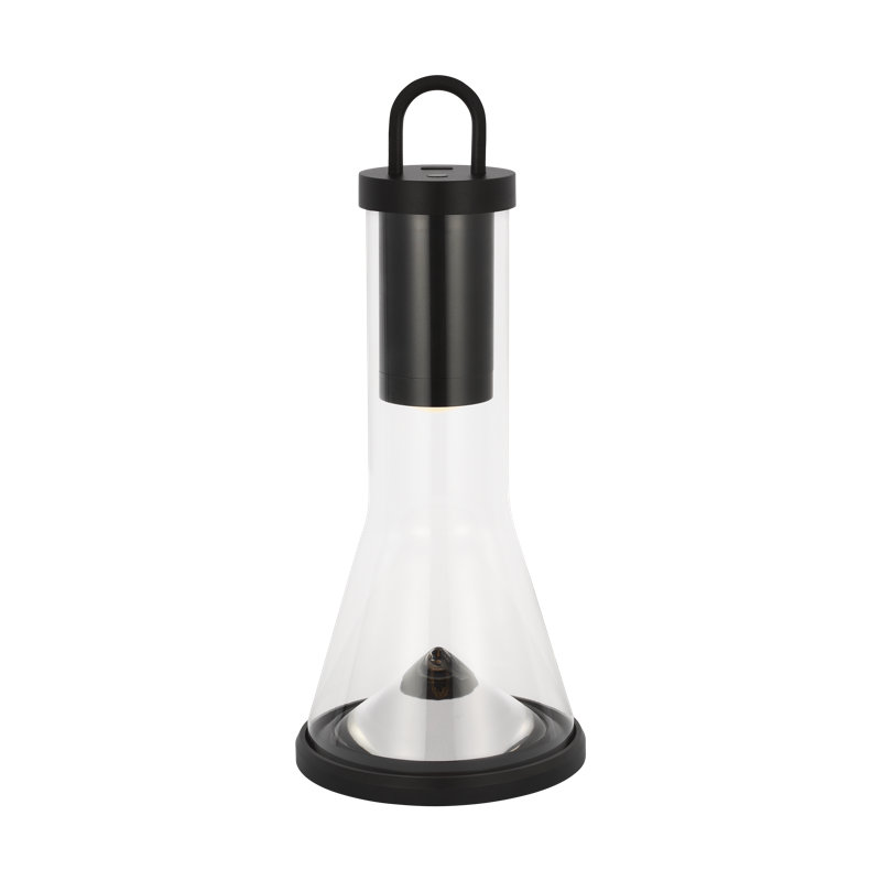 Kandella Accent Rechargeable Table Lamp, Black