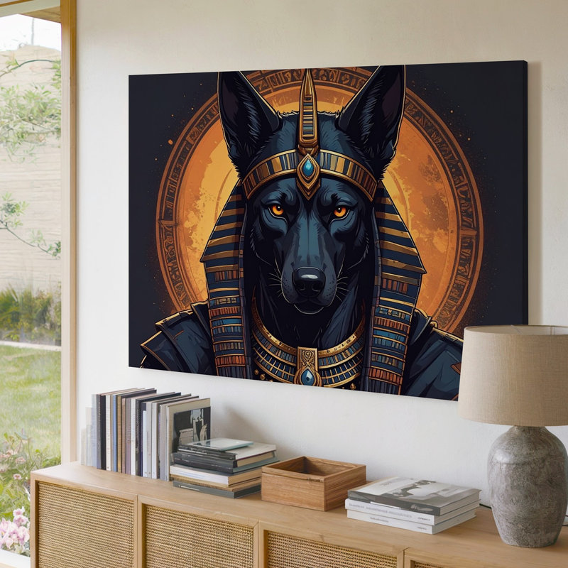 Toile Anubis Guardian Canvasmodern, H 9 po x l 12 po
