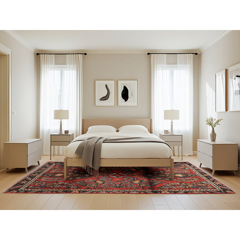 Oriental Indoor Rug, Rectangle 5' x 8'