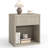 Modern 22.6" Fluted Nightstand Set Of 2 – Mid-Century Bedside Tables With Drawer & Open Storage – Large Wide End Table For Bedroom & Living Room-614263985-610354112
