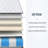 King Size Mattress,10 Inch Hybrid Mattress, Individually Pocketed Innerspring, Medium Firm-1360975123-1360975125