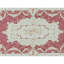 Hand-Knotted High-Quality Rose and Green Area Rug