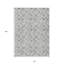 Tapis d'intérieur lavable à motif géométrique beige 10 pi x 14 pi
