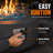50000 Maximum BTUs Concrete Round Liquid propane Fire pit table