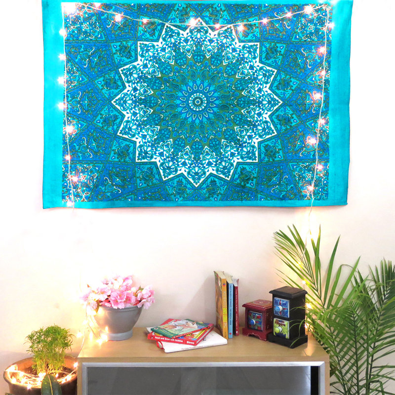 Tapisserie hippie en coton