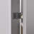 44 - 48"x76" Double Sliding Shower Door For Bathroom, 1/4" (6mm) Clear Tempered Glass, Aluminum Frame, And , Reversible Setup