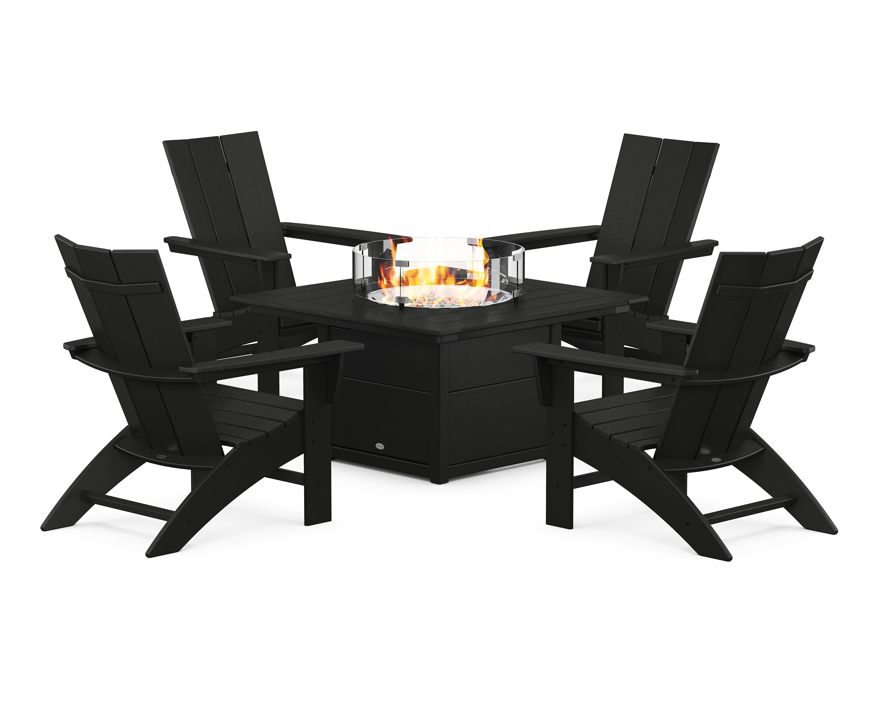 Polywood fire discount pit table set