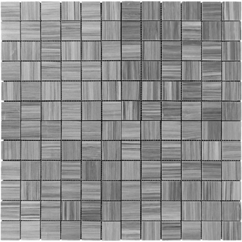 Carreau de mosaïque en marbre 2 po x 2 po pour mur et plancher