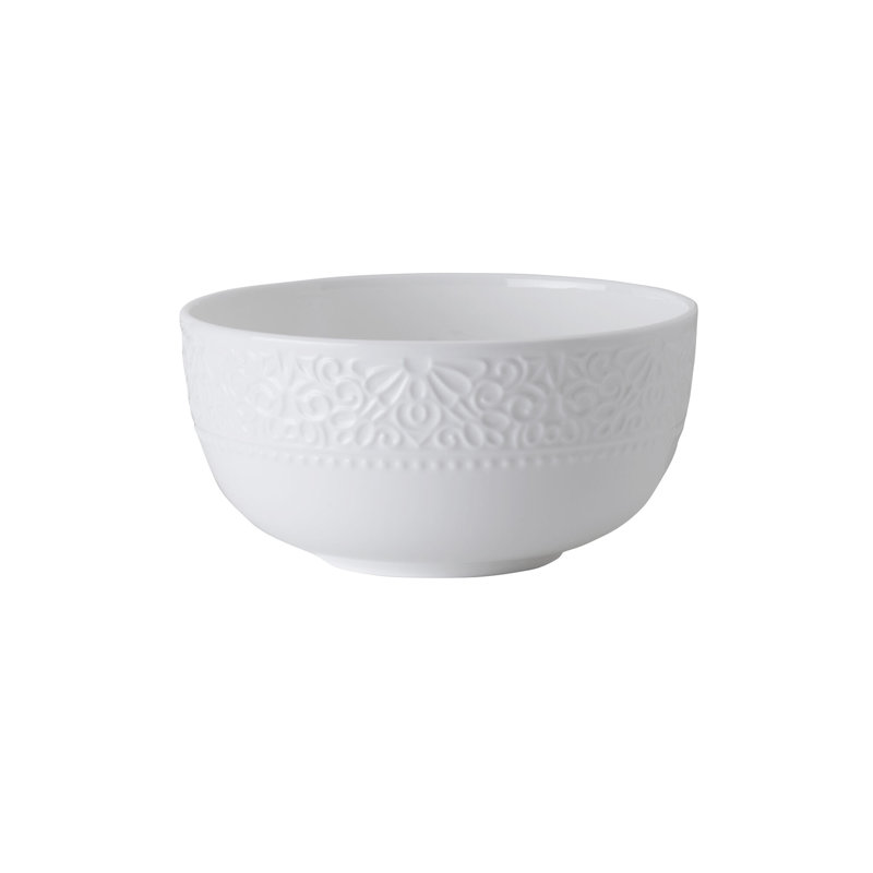 Abigail 12-Piece Lightweight Chip-Resistant Bone China Dinnerware Set, Service for 4