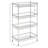 17.7'' W Metal Shelving Unit
