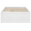 Wooden Platform Bed With Bookshelf, Display Cabinet, LED Light And Drawer-1601389596-1601389597