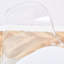 Sièges de bar rembourrés en métal - blanc et or, P 15 po x l 12,62 po, H 38,6 po, 9,57 lb, - Revêtement, configuration pratique pour les chaises de piscine à la maison avec support à eau, simple-232590329